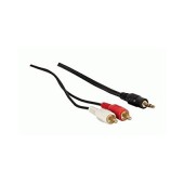 КАБЕЛЬ-ПЕРЕХОДНИК AUX-RCA AXXESS A35-RCA-6 - Universal Cables - 3.5MM MALE TO RCA MALE 6FT